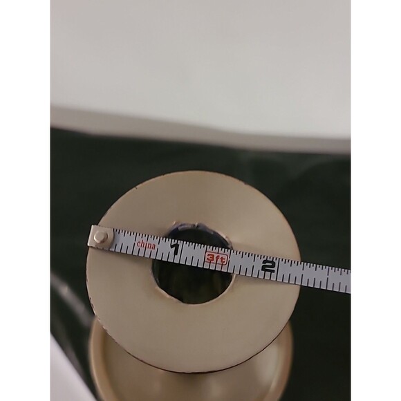 Silver Pewter Chunky Swirl Twisted Spiral Silver Candlestick Holders 20.5" - Picture 10 of 10